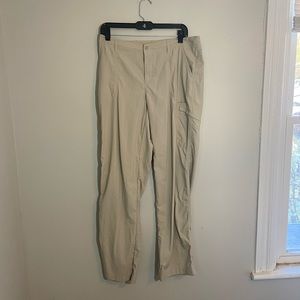 Columbia tan hiking pants size 10